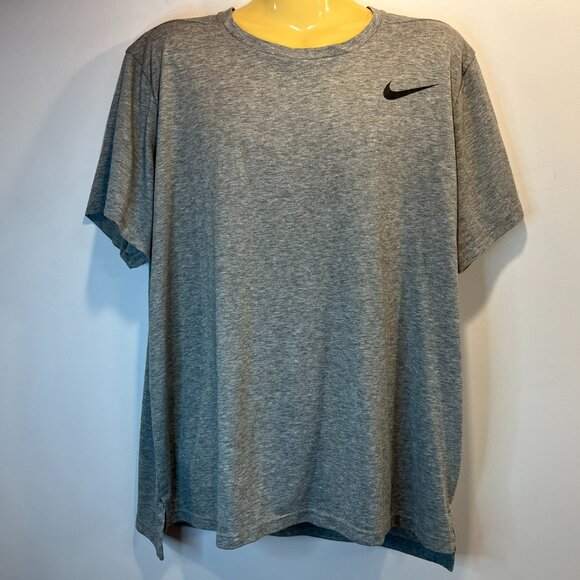 Nike Men's Dri-Fit Training Top Grey Black - Size Large - Picture 2 of 5
